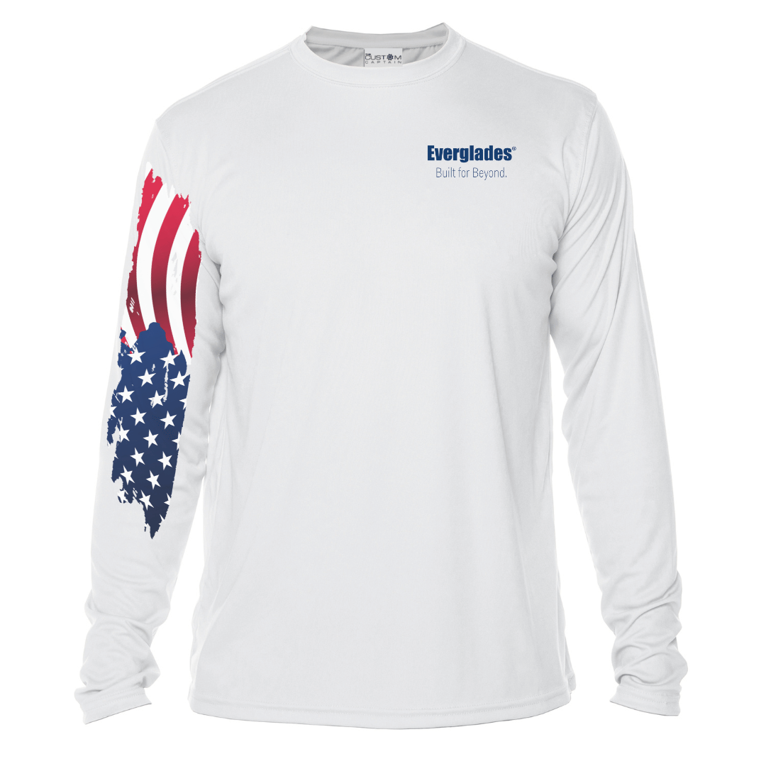 American Flag Dri-Fit Long Sleeve Shirts